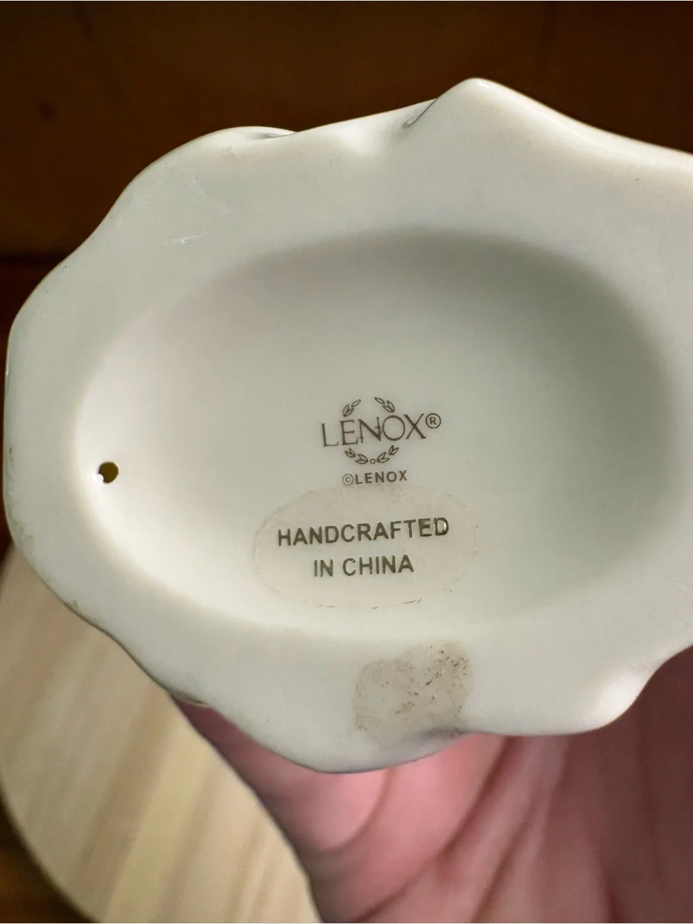 Lenox fine china bride and groom ornament, 2004 anniversary piece,